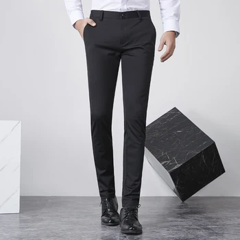 2020 Autumn Summer Men Pants Casual Business Fashion Mens Trousers Stretch Slim Fit Black Pants For Men Pantaloni Uomo
2020 Autumn Summer Men Pants Casual Business Fashion Mens Trousers Stretch Slim Fit Black Pants For Men Pantaloni Uomo