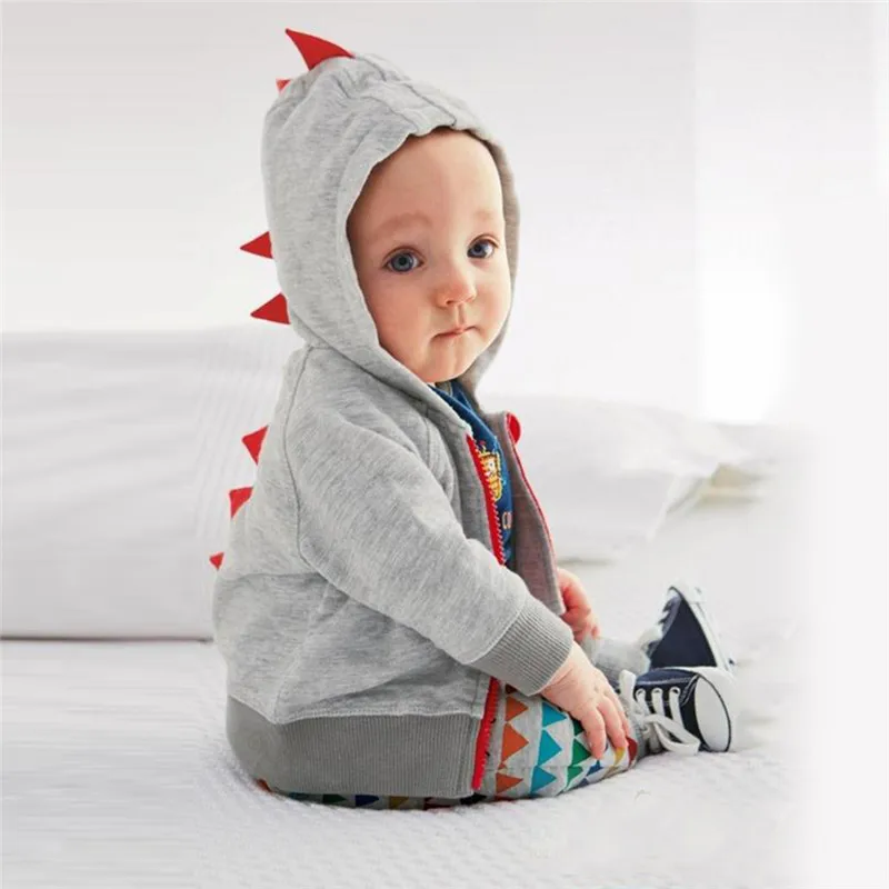 Cute Baby Boys Hoodies Jackets Hooded Dinosaur Coat Zipper Outerwear Spring Kids Toddler Windbreaker Clothes 3-24M
Cute Baby Boys Hoodies Jackets Hooded Dinosaur Coat Zipper Outerwear Spring Kids Toddler Windbreaker Clothes 3-24M