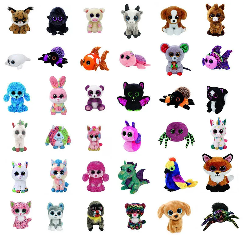 Ty Big Eye Owl Unicorn Cat Elephant Penguin Leopard Dog Rabbit Giraffe Panda Fur Animal Plush Toy
Ty Big Eye Owl Unicorn Cat Elephant Penguin Leopard Dog Rabbit Giraffe Panda Fur Animal Plush Toy