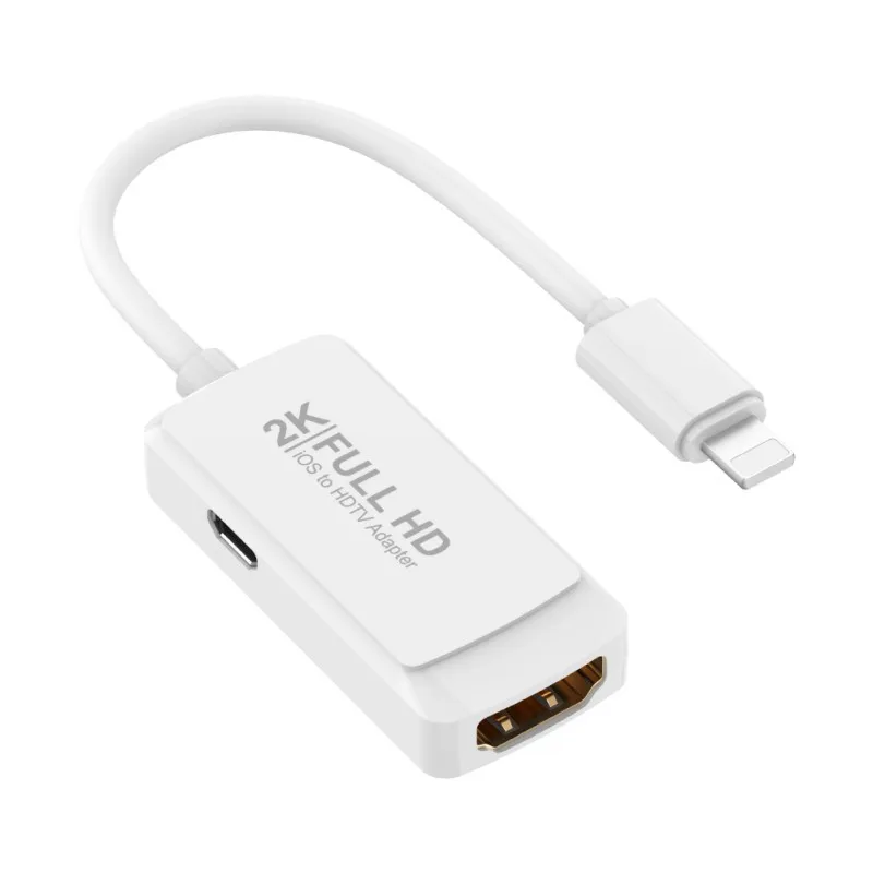 For Lightning 2K HD HDMI Cable Adapter For Apple interface 8Pin to HDMI Digital AV Converter for iPad Air iPhone Xs iOS 12 11
For Lightning 2K HD HDMI Cable Adapter For Apple interface 8Pin to HDMI Digital AV Converter for iPad Air iPhone Xs iOS 12 11