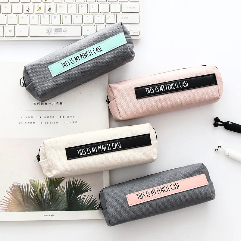 newest Canvas Pencil Case school Stationery Pencil Bag Simple pencilcase Bts Students pencil box Office Supplies Pen bag Writing
newest Canvas Pencil Case school Stationery Pencil Bag Simple pencilcase Bts Students pencil box Office Supplies Pen bag Writing