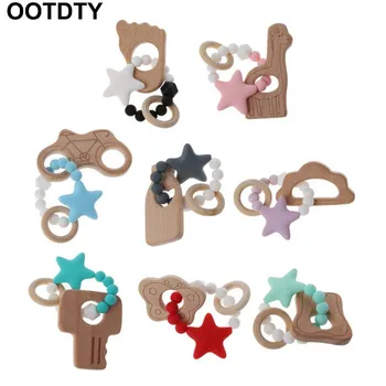 Baby Nursing Bracelets Silicone Teether Loose Chew Beads Teething Rattles Toys Teether Montessori Bracelets 
Baby Nursing Bracelets Silicone Teether Loose Chew Beads Teething Rattles Toys Teether Montessori Bracelets