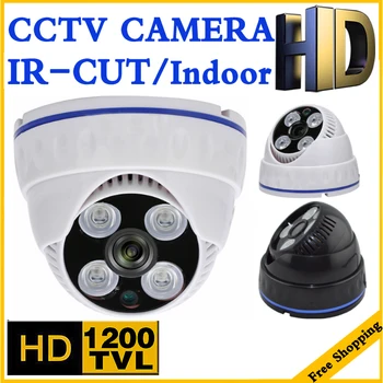

H.264 CMOS 1200TVL PAL NTSC Security Cameras 3.6MM Security Surveillance Indoor CCTV BNC Wired Dome Camera Analog CCTV Camera