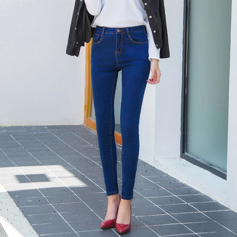 2018 High Quality Small Straight Women's Jeans Woman Girls High Waist Jeans Long Pants Lady's Fashion Pencil Trousers
2018 High Quality Small Straight Women's Jeans Woman Girls High Waist Jeans Long Pants Lady's Fashion Pencil Trousers