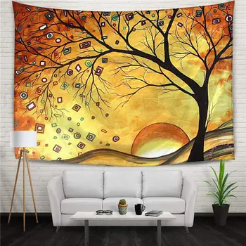 Tree of Life Dreaming in Gold Digital Printed Hippie Tapestry Bed Wall Decor Hanging Curtains Christmas Tree Banner 130x150cm
Tree of Life Dreaming in Gold Digital Printed Hippie Tapestry Bed Wall Decor Hanging Curtains Christmas Tree Banner 130x150cm