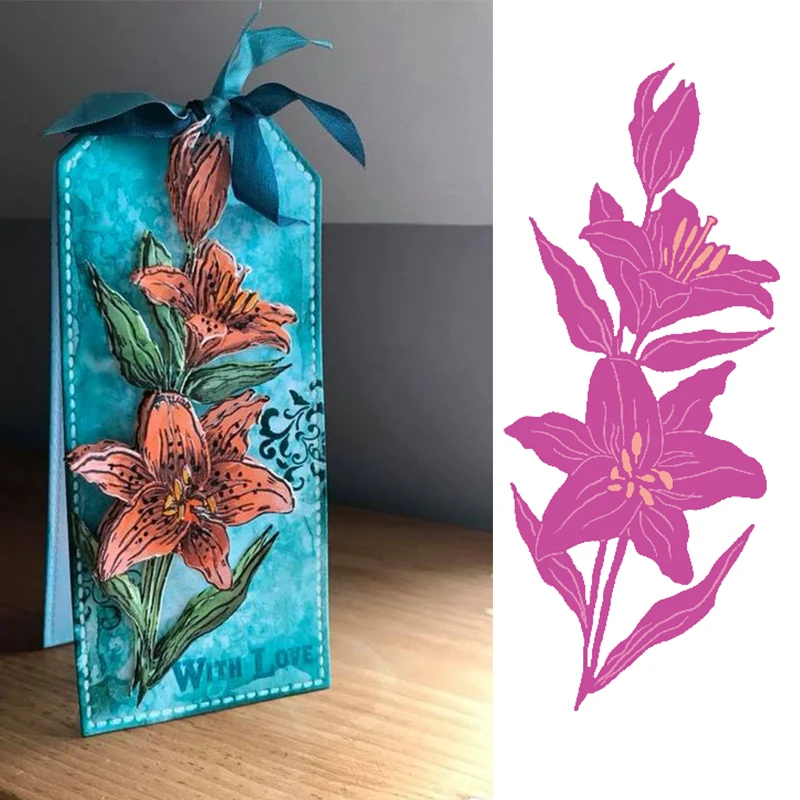 Lily Flower Metal Cutting Dies Stencil for DIY Scrapbooking Embossing Photo Album Decoration Paper Card Craft Die Cut New 2019
Lily Flower Metal Cutting Dies Stencil for DIY Scrapbooking Embossing Photo Album Decoration Paper Card Craft Die Cut New 2019