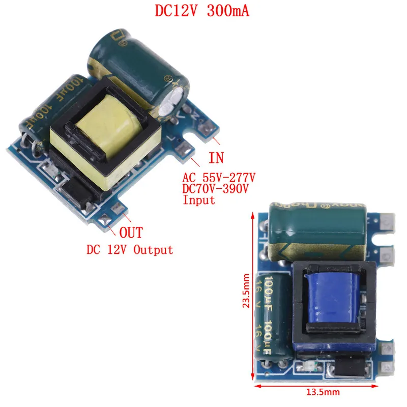 AC110V 220V 230V to DC 3.3V 5V 9V 12V 15V 24V AC-DC Switching Power Supply Board