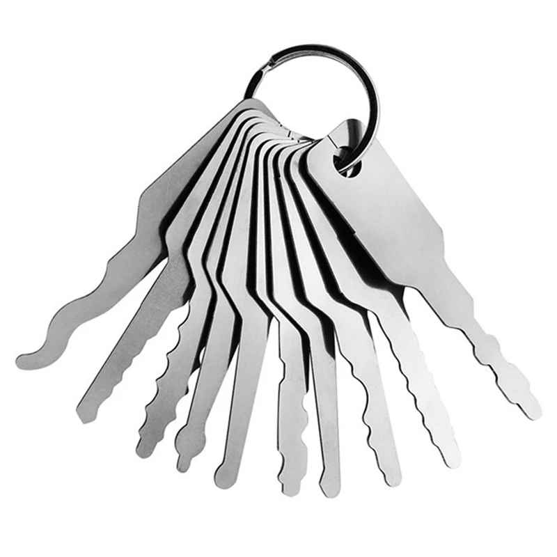 10 pcs Economic Unlock Tool Lock Opening Tools Practical Double Sided Lock Key Suite Durable Door Lock
10 pcs Economic Unlock Tool Lock Opening Tools Practical Double Sided Lock Key Suite Durable Door Lock