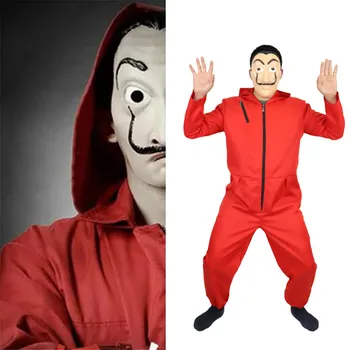 Hot La Casa De Papel Salvador Dali Mask Cosplay Costume Salvador Dali Costume kids/adult Body suit Jumpsuits for Halloween
Hot La Casa De Papel Salvador Dali Mask Cosplay Costume Salvador Dali Costume kids/adult Body suit Jumpsuits for Halloween