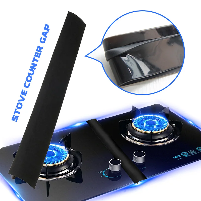 1pc Silicone Stove Counter Gap Cover Filler Seals Spills Between Counter Easy Clean Heat Resistant Wide Long Gap
1pc Silicone Stove Counter Gap Cover Filler Seals Spills Between Counter Easy Clean Heat Resistant Wide Long Gap