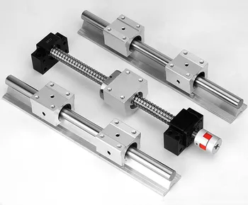 SBR12 SBR16 SBR20 linear guide Rail + ballscrews RM1605 SFU1605 ball screws + BK/BF12 + nut housing + couplers for CNC parts
SBR12 SBR16 SBR20 linear guide Rail + ballscrews RM1605 SFU1605 ball screws + BK/BF12 + nut housing + couplers for CNC parts