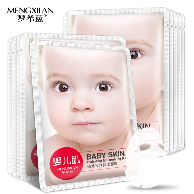 MENGXILAN Baby Skin Face Facial Mask Smooth Moisturizing Whitening Wrapped Mask Oil Control Mask Face Care
MENGXILAN Baby Skin Face Facial Mask Smooth Moisturizing Whitening Wrapped Mask Oil Control Mask Face Care