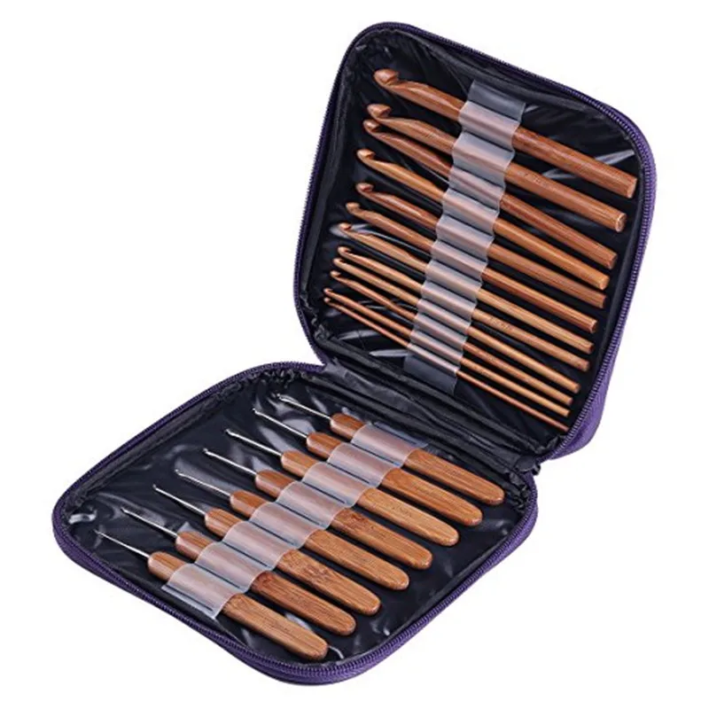 20pcs/Set Bamboo Crochet Hooks Set Ergonomic Knitting Needles Knit With Storage Carry Case Weave Yarn Needle for Knitting Tools
20pcs/Set Bamboo Crochet Hooks Set Ergonomic Knitting Needles Knit With Storage Carry Case Weave Yarn Needle for Knitting Tools