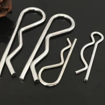 6*120 mm R clip break pad retaining steel Bayonet pin galvanized closed Alignment cotter wave B R shaped shaft split pin
6*120 mm R clip break pad retaining steel Bayonet pin galvanized closed Alignment cotter wave B R shaped shaft split pin
