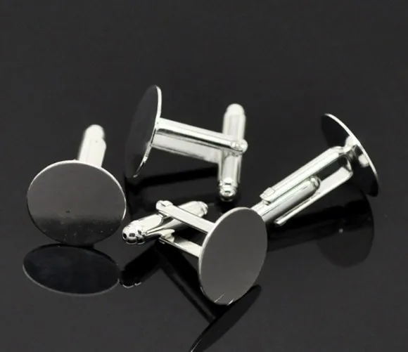 Free shipping!12mm High quality silver plated brass CuffLinks With Round Glue-On Base
Free shipping!12mm High quality silver plated brass CuffLinks With Round Glue-On Base