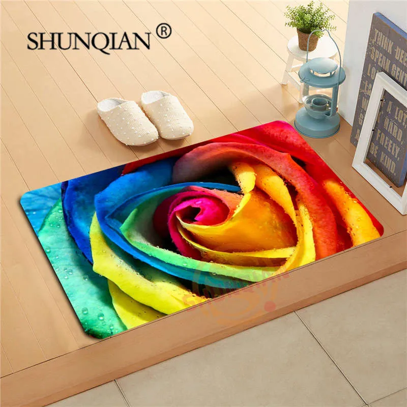 Rainbow Rose Flower Doormat Custom Your Mats Print slip-resistant Door Mat Floor Bedroom Living Room Rugs 40x60cm 50x80cm
Rainbow Rose Flower Doormat Custom Your Mats Print slip-resistant Door Mat Floor Bedroom Living Room Rugs 40x60cm 50x80cm