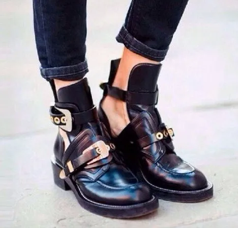 GOXPACER Martin Boots Knight Casual Shoes Women Fashion Metal Buckle Platform Round Toe Cut Out Breathable Square Heel Single
GOXPACER Martin Boots Knight Casual Shoes Women Fashion Metal Buckle Platform Round Toe Cut Out Breathable Square Heel Single