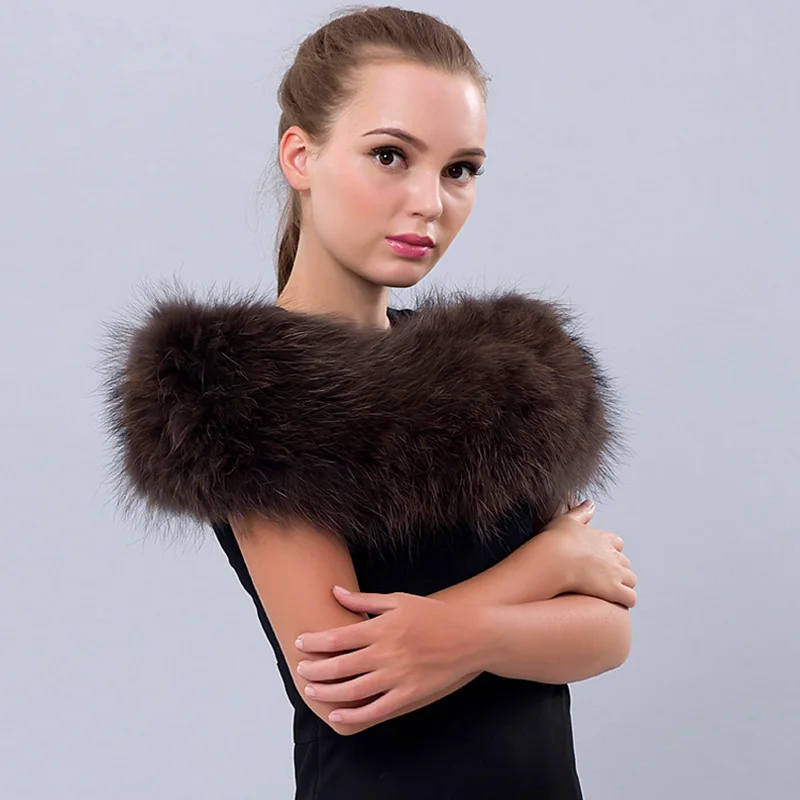 Women Winter Scarf Wedding 2016 Luxury New Brand Shawls Fashion Elegent Party Solid Scarves Real Fox Fur Shawl |