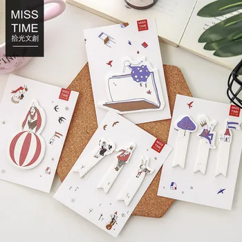 4 pcs/Lot Circus memo pad Adorable animal sticky notes Adhesive bookmarks Stationery Office accessories School supplies 6173
4 pcs/Lot Circus memo pad Adorable animal sticky notes Adhesive bookmarks Stationery Office accessories School supplies 6173