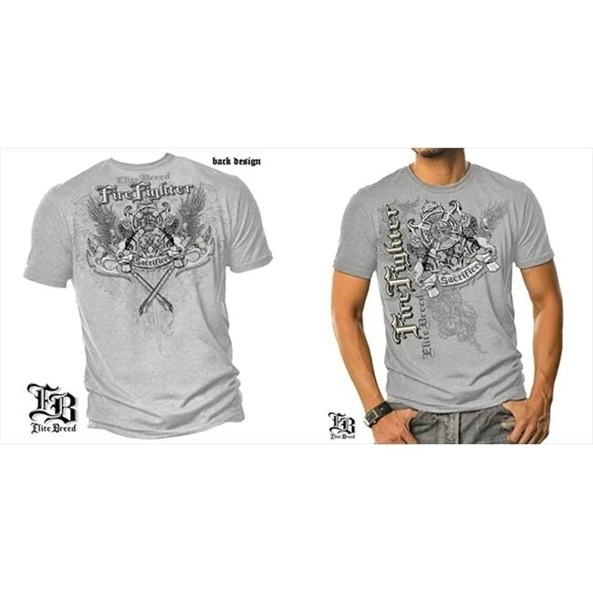 Erazor Bits THD007XXXL Elite Breed Sacrifice Mens T-Shirt - Ice Gray XXX-Large