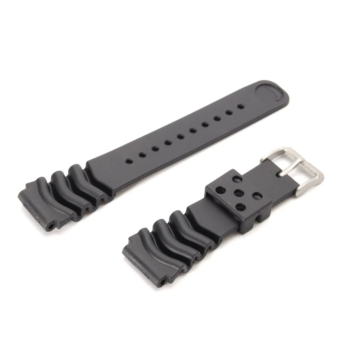 Black 22mm Soft Silicone Sport Watchband Diving Wriststrap Bracelet Replacement Strap Belt Metal Buckle For/SEIKO DIVER'S Watch
Black 22mm Soft Silicone Sport Watchband Diving Wriststrap Bracelet Replacement Strap Belt Metal Buckle For/SEIKO DIVER'S Watch