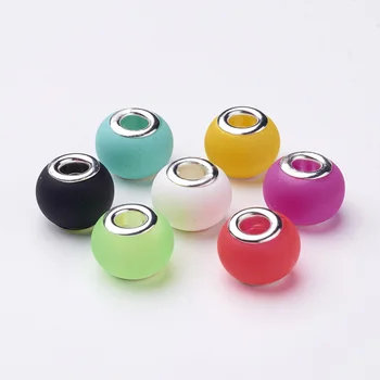 100pcs 15x11mm Mixed Color Glass European Large Hole Beads,with Silver Plated Brass Double Cores,Rondelle,Rubberized Style F70
100pcs 15x11mm Mixed Color Glass European Large Hole Beads,with Silver Plated Brass Double Cores,Rondelle,Rubberized Style F70