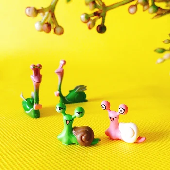 4Pcs/snail/doll house//miniatures/lovely cute/fairy garden gnome/moss terrarium decor/bonsai/figurine/DIY supplies/cake topper
4Pcs/snail/doll house//miniatures/lovely cute/fairy garden gnome/moss terrarium decor/bonsai/figurine/DIY supplies/cake topper