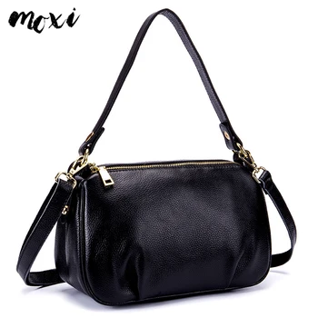 Moxi Female Messenger Bag Genuine Leather Women Shoulder Bag Double Shoulder Strap Women's Handbag Daily Cowskin Ladies Bag
Moxi Female Messenger Bag Genuine Leather Women Shoulder Bag Double Shoulder Strap Women's Handbag Daily Cowskin Ladies Bag
