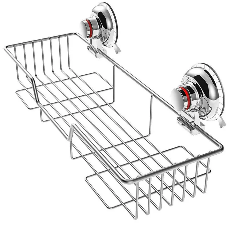 Suction Cup Shower Caddy Bath Shelf Storage Combo Organizer Basket for Shampoo Conditioner Soap Razor Bathroom Accesseries
Suction Cup Shower Caddy Bath Shelf Storage Combo Organizer Basket for Shampoo Conditioner Soap Razor Bathroom Accesseries