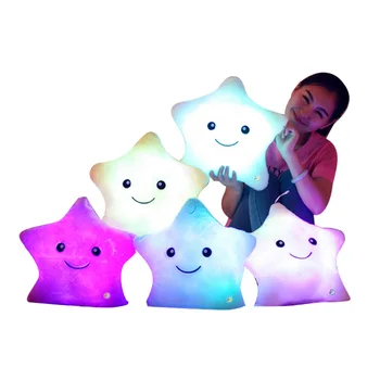 34CM Creative Toy Luminous Pillow Soft Stuffed Plush Glowing Colorful Stars Cushion Led Light Toys Gift For Kids Children Girls
34CM Creative Toy Luminous Pillow Soft Stuffed Plush Glowing Colorful Stars Cushion Led Light Toys Gift For Kids Children Girls