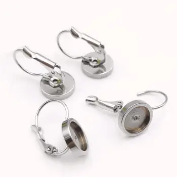 Stainless Steel Leverback Style Earrings Settings Blanks 6mm 8mm 10mm 12mm Bezel Cabochon Clip Hook Ear Wire Earrings Findings
Stainless Steel Leverback Style Earrings Settings Blanks 6mm 8mm 10mm 12mm Bezel Cabochon Clip Hook Ear Wire Earrings Findings