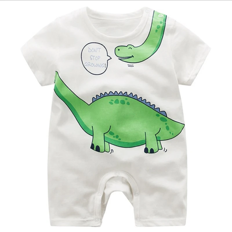 baby clothing 100% cotton unisex rompers baby boy girls short sleeve summer cartoon toddler cute Clothes 10