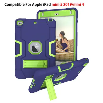 Case For iPad mini 4 mini5 mini 5 2019 7.9" Cover Shockproof Heavy Duty Funda Kids Safe Armor Silicon PC Stand Shell
Case For iPad mini 4 mini5 mini 5 2019 7.9" Cover Shockproof Heavy Duty Funda Kids Safe Armor Silicon PC Stand Shell