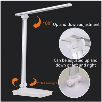 LED Desk Lamp Eye-caring Table Lamps Dimmable Office Lamp with USB Charging Port 5 Lighting Modes MJJ88
LED Desk Lamp Eye-caring Table Lamps Dimmable Office Lamp with USB Charging Port 5 Lighting Modes MJJ88