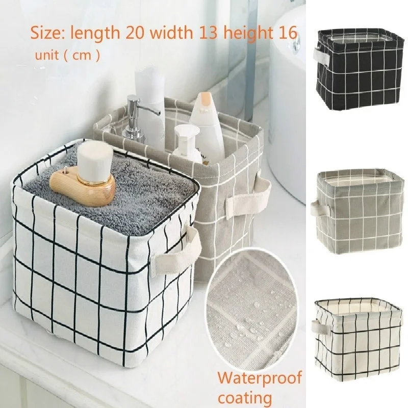 Fashion Cotton Storage Basket Portable Waterproof Bath Basket Office Desktop Storage Box
Fashion Cotton Storage Basket Portable Waterproof Bath Basket Office Desktop Storage Box
