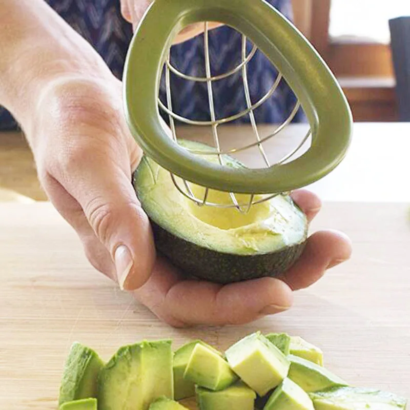 Avocado Slicer Stainless Steel Avocado Cutter Creative Fruit Vegetable Tools Pulp Separator Kitchen Gadgets
Avocado Slicer Stainless Steel Avocado Cutter Creative Fruit Vegetable Tools Pulp Separator Kitchen Gadgets