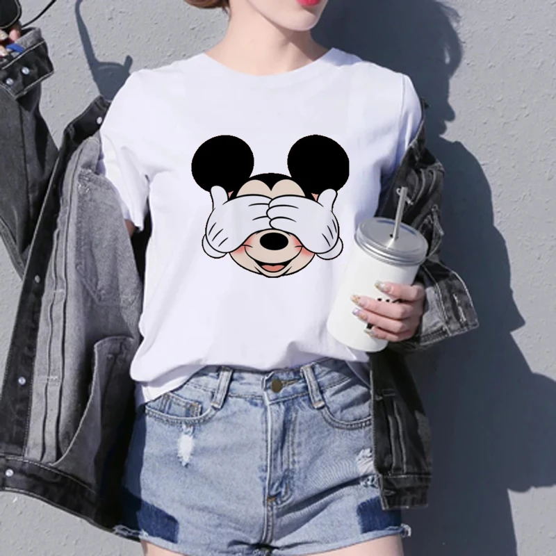 Women's Fashion Mickey 3D Design Printing Casual Short Sleeve Tops Cotton O-neck Harajuku Cute Funny Vintage Tees
Women's Fashion Mickey 3D Design Printing Casual Short Sleeve Tops Cotton O-neck Harajuku Cute Funny Vintage Tees