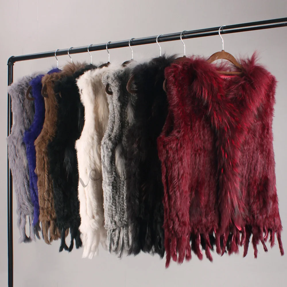 Ethel Anderson Real Fur Gilet Vest Good Quality Knit Real Rabbit Fur Waistcoat Tassel Raccoon Fur Collar Jacket Coat wholesale
Ethel Anderson Real Fur Gilet Vest Good Quality Knit Real Rabbit Fur Waistcoat Tassel Raccoon Fur Collar Jacket Coat wholesale