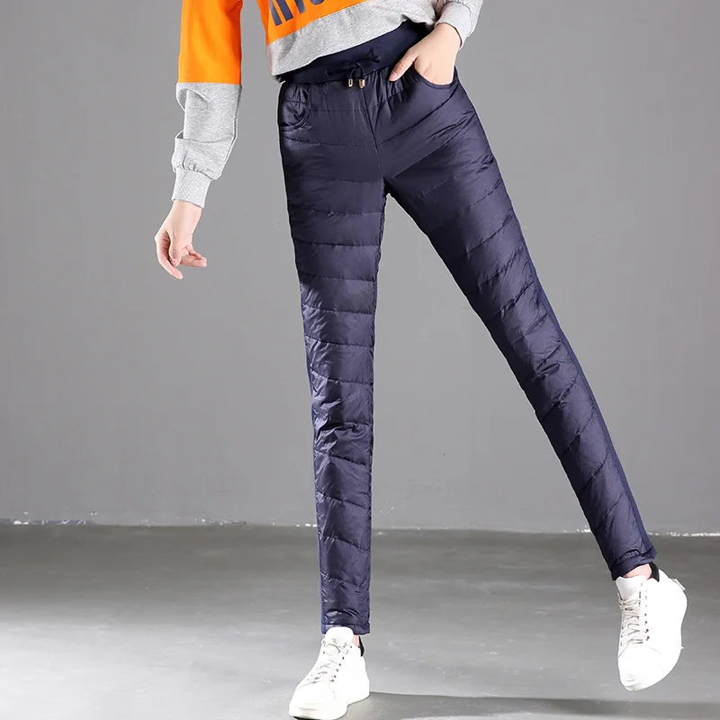 Winter Duck Down Pants plus size Female thicken warm trousers Fashion Slim Elastic Mid Waist Skinny Down Jogger Pants 092103
Winter Duck Down Pants plus size Female thicken warm trousers Fashion Slim Elastic Mid Waist Skinny Down Jogger Pants 092103