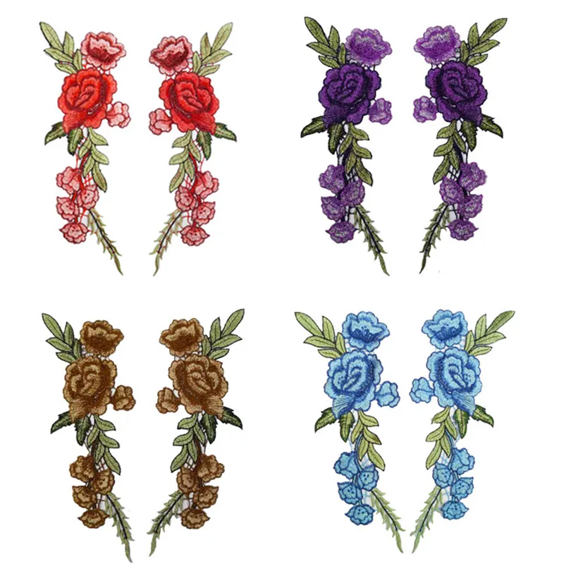 Flower Patches Clothing Clothing Jeans Red Blue Brown Purple Flowers Badges Patches Embroidery Appliqued DIY Sewing Accessory
Flower Patches Clothing Clothing Jeans Red Blue Brown Purple Flowers Badges Patches Embroidery Appliqued DIY Sewing Accessory