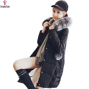 2018 women winter long coat solid plus size cotton down jacket hooded fur collar coat thicken warm long pink jacket LZ869
2018 women winter long coat solid plus size cotton down jacket hooded fur collar coat thicken warm long pink jacket LZ869