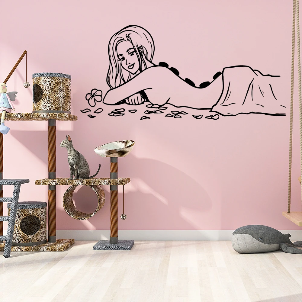 3D naked woman spa massage Wall Stickers Waterproof Wall Decals For Spa Room Vinyl Mural Decor etiqueta pared masaje
3D naked woman spa massage Wall Stickers Waterproof Wall Decals For Spa Room Vinyl Mural Decor etiqueta pared masaje