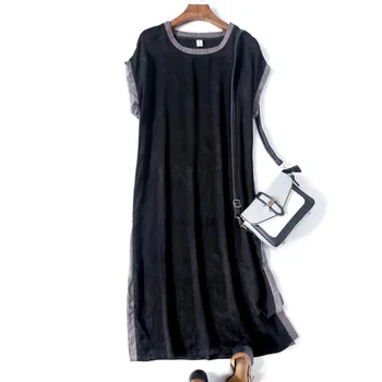 A Generation of Fat 2019 Summer Temperament Commuter Cupro Sleeveless round Neck Contrasting Color Loose L a Word Dress
A Generation of Fat 2019 Summer Temperament Commuter Cupro Sleeveless round Neck Contrasting Color Loose L a Word Dress