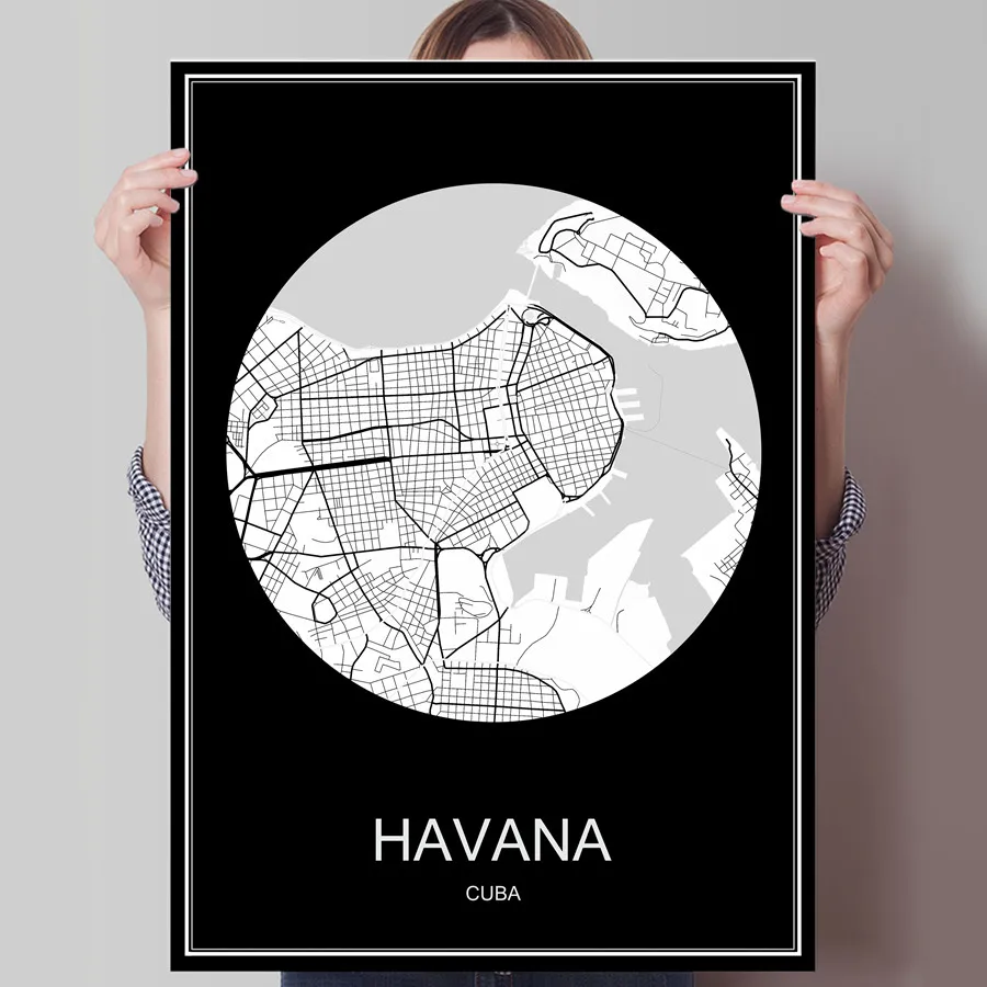 HAVANA Cuba Famous World City Map Print Poster Print on Paper or Canvas Wall Sticker Bar Cafe Living Room Home Decoration
HAVANA Cuba Famous World City Map Print Poster Print on Paper or Canvas Wall Sticker Bar Cafe Living Room Home Decoration