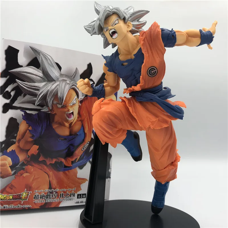 New Dragon Ball Z Goku Super Saiyan Silver Hair Ver. Dark Blue VS Broly Vegeta Gogeta Battle Action Figure PVC DBZ 23cm
New Dragon Ball Z Goku Super Saiyan Silver Hair Ver. Dark Blue VS Broly Vegeta Gogeta Battle Action Figure PVC DBZ 23cm