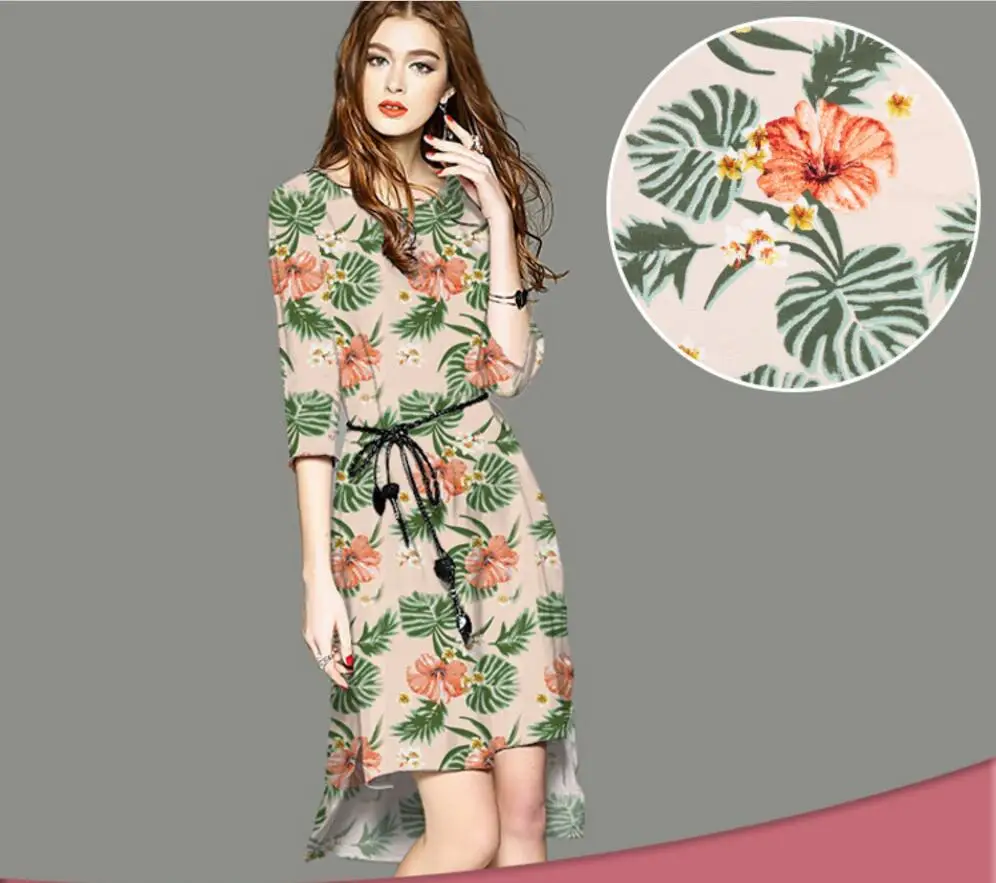 2Meter Width 132cm Royon&Cotton Printed Plant Flower Fabric For Apparel Sewing Fashion Women's Dheongsam Wedding Dress Diy Doll
2Meter Width 132cm Royon&Cotton Printed Plant Flower Fabric For Apparel Sewing Fashion Women's Dheongsam Wedding Dress Diy Doll