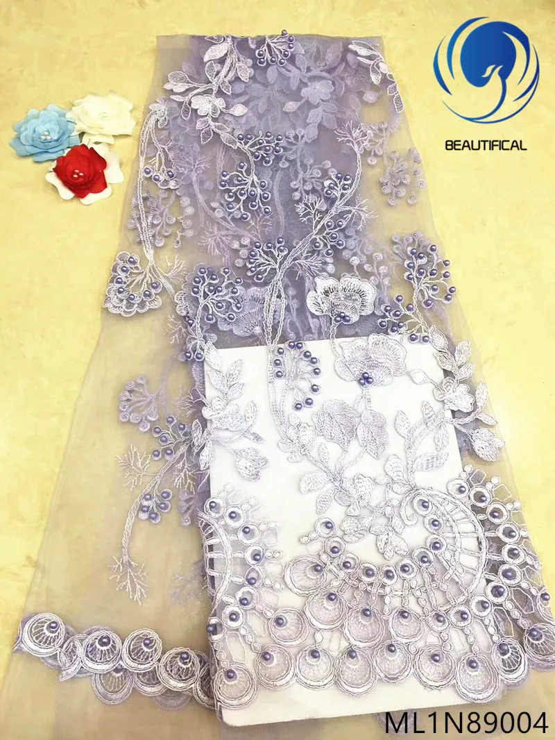 Beautifical african lace fabrics Fashion embroidery net lace fabric 5yards/lot french lace beads fabric for dresses ML1N890
Beautifical african lace fabrics Fashion embroidery net lace fabric 5yards/lot french lace beads fabric for dresses ML1N890