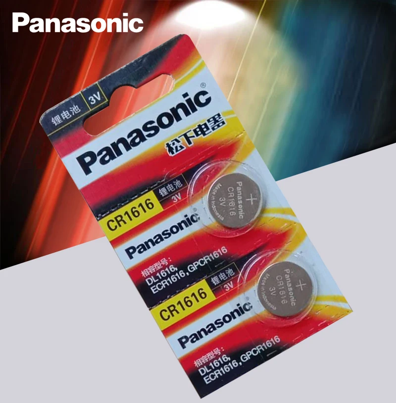 2PCS/LOT CR1616 2PCS Button Cell Coin Batteries Panasonic 100% Original cr 1616 3V Lithium Battery DL1616 ECR1616 LM1616
2PCS/LOT CR1616 2PCS Button Cell Coin Batteries Panasonic 100% Original cr 1616 3V Lithium Battery DL1616 ECR1616 LM1616