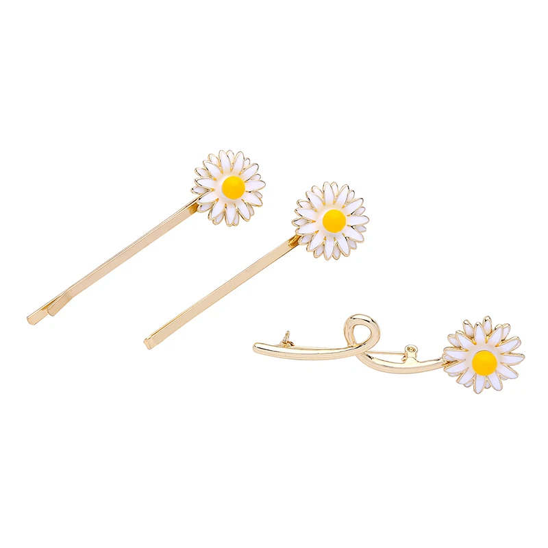 Uer 2019 New Trending Geometric Enamel Daisy Barrettes Set Women Fashionable Hair Pin Jewelry 3pcs ts00233
Uer 2019 New Trending Geometric Enamel Daisy Barrettes Set Women Fashionable Hair Pin Jewelry 3pcs ts00233