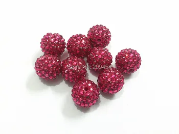 20mm 100PCS Dark Rose Resin Rhinestone Ball Beads,Chunky Beads For Kids Jewelry Making
20mm 100PCS Dark Rose Resin Rhinestone Ball Beads,Chunky Beads For Kids Jewelry Making